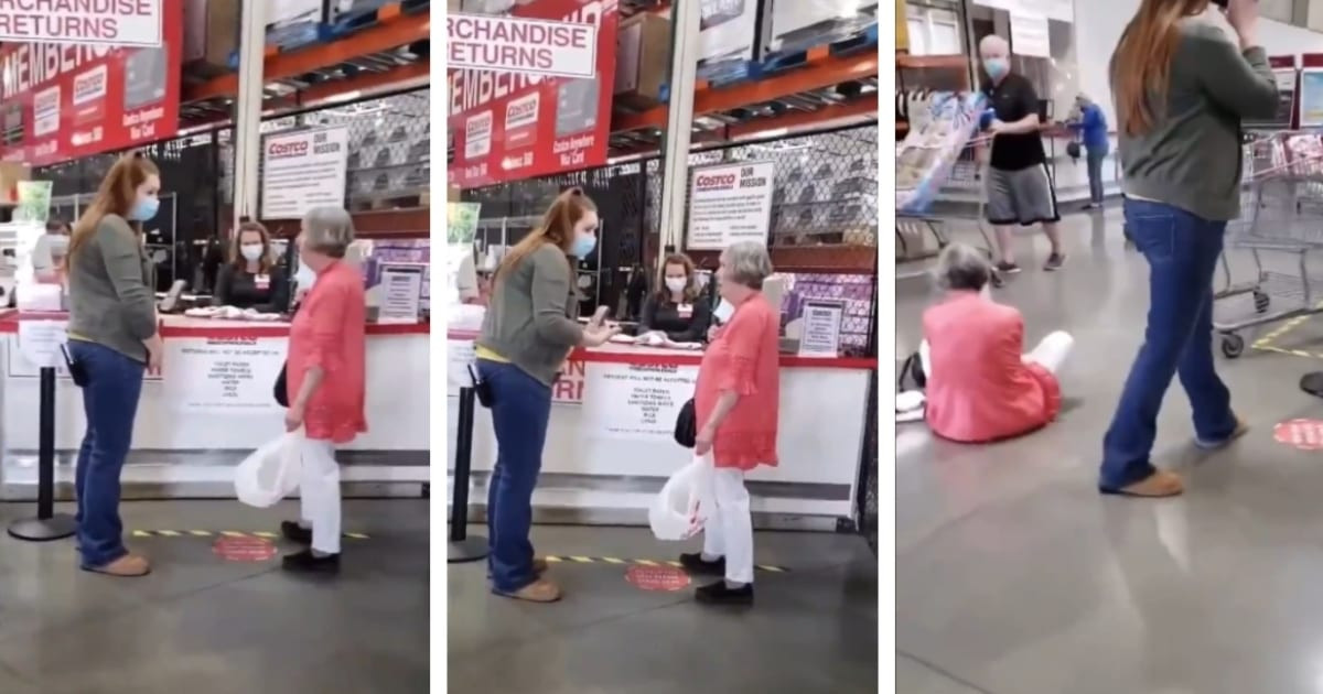 "Costco Karen" Throws A Tantrum And Stages A SitIn After Being Asked