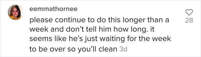 But she shouldn't reveal how long it would be