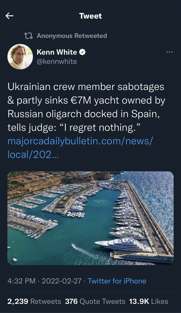 20. Russian oligarchs are also feeling the people's wrath