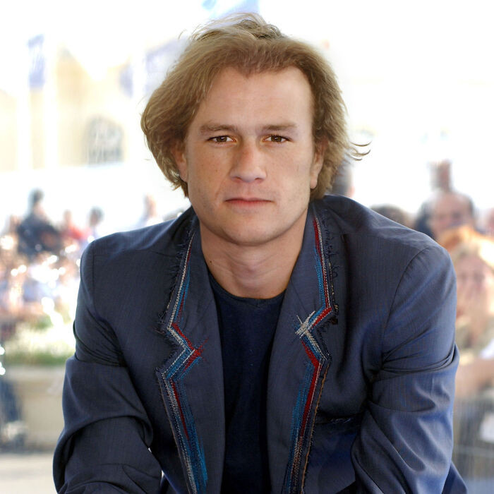 1. Heath Ledger looking handsome in his 40s.