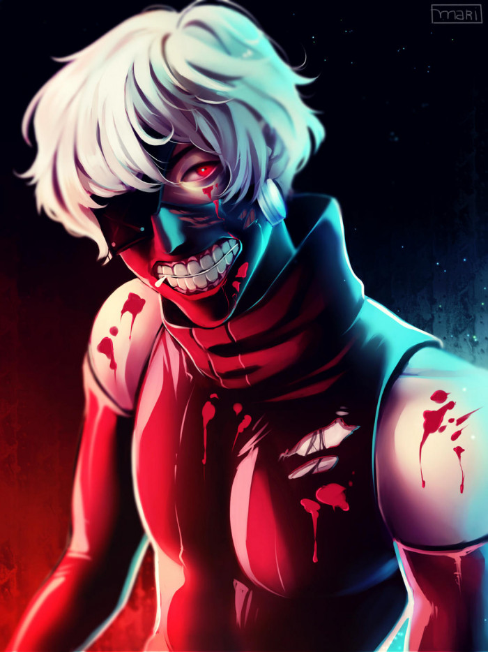 14. Ken Kaneki (Tokyo Ghoul)