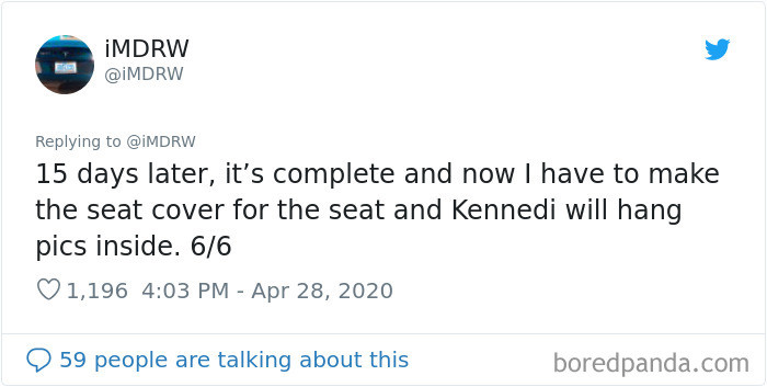 More than two weeks later! 6/6