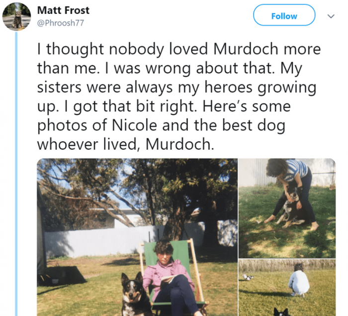 And here you go! Nicole with the love of her life.