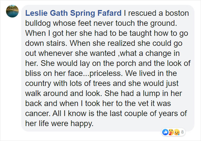 People commented in support of Bentley and are elated to see him so happy.