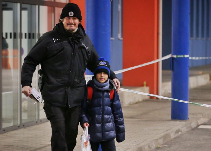 The Police of the Slovak Republic shared heartwarming photos and videos of the family reuniting on their Facebook page.