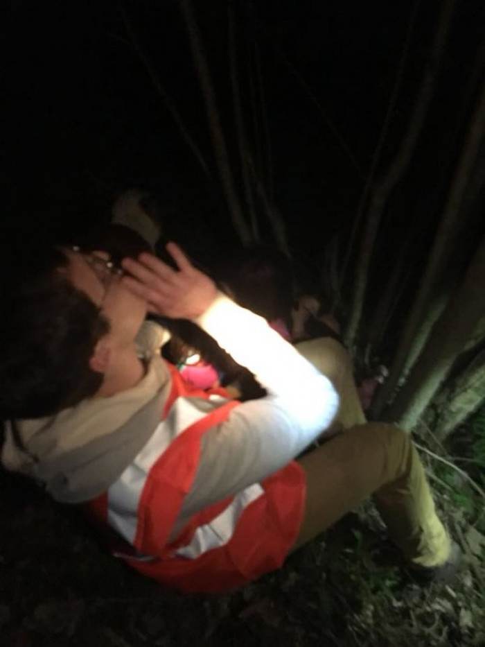 Four-year-old twin children being reunited after being lost in Italy