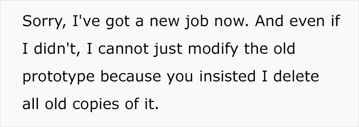 Everything's too late.