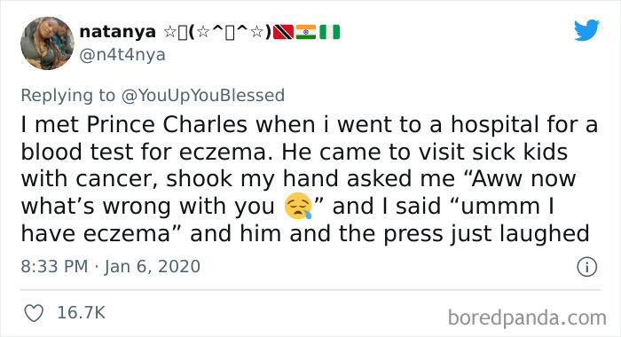 #15 “Ummm, I have eczema.”