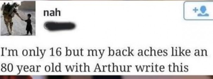 13. Prayers for Arthur.