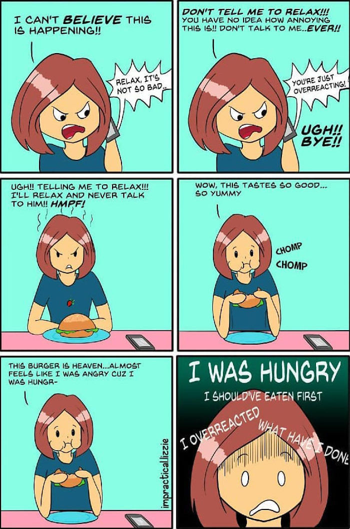 Hangry is a real emotion