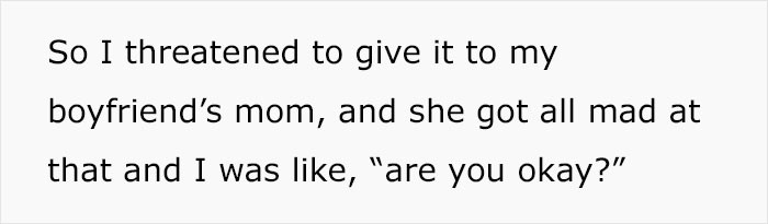 A threat and a question