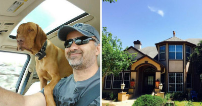 This Dog Has A Very Unique Way Of Waiting For His Owner To Come Home And We Are Simply Loving It