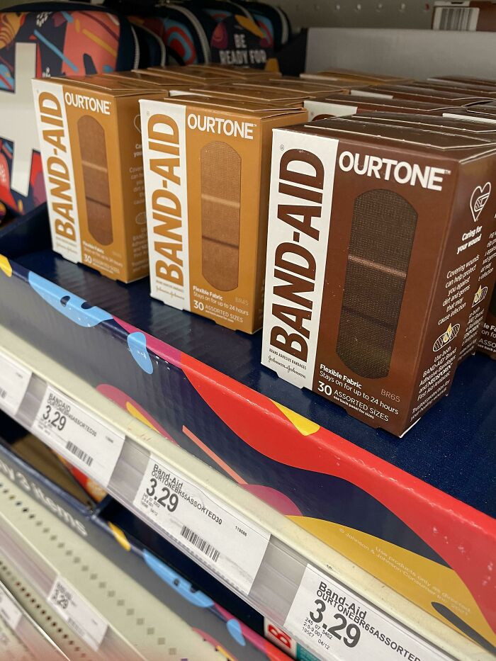20. Target has band-aids for various skin tones