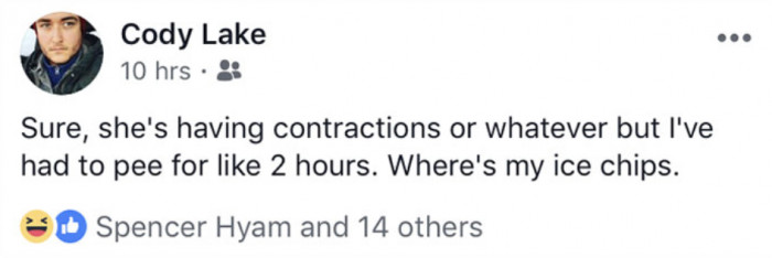 Cody, you are so strong... lol.