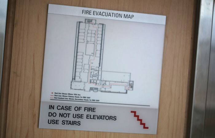 A fire evacuation map designer. Cool!
