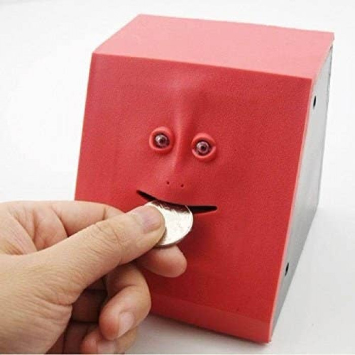 1. A coin bank with a weird face on it…