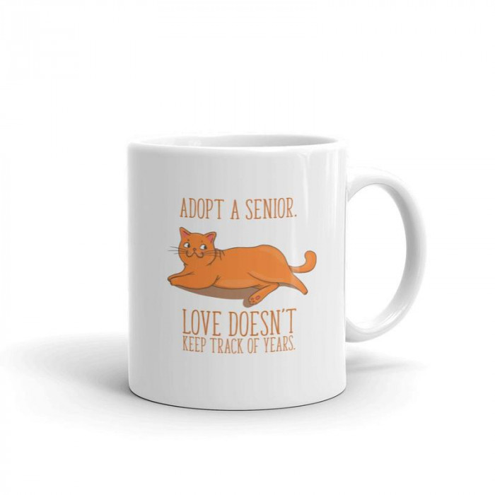Senior Cat Love Mug