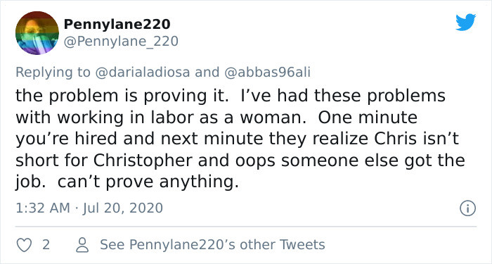 Some internet users shared their own experiences: