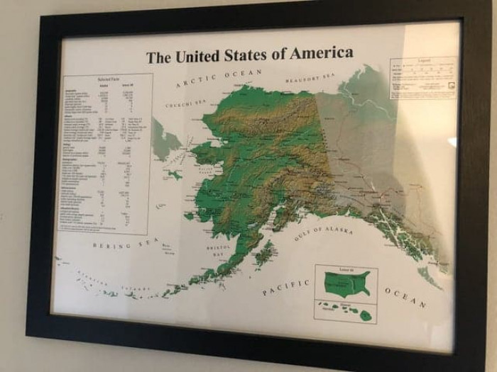 4. Alaskan perspective of the USA.