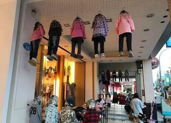 Looks like a shop that came out of a horror movie.