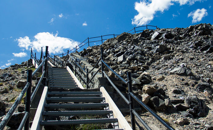 A hiking trail builder.
