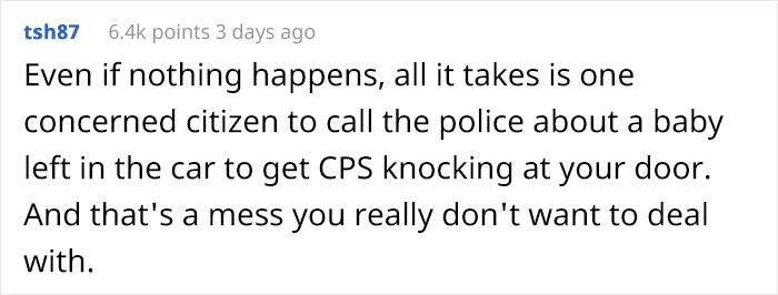 CPS reaching the house is a bigger issue than the husband pulling a prank to make her realize her mistake.