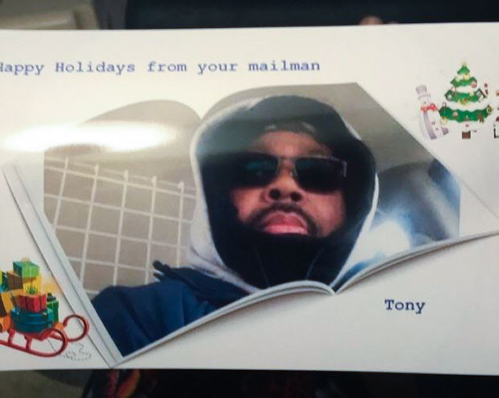 Happy Holidays From My Mailman Tony