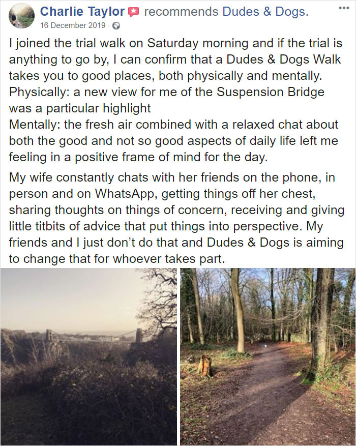 Here’s what guys who took a walk with Rob have to say about it