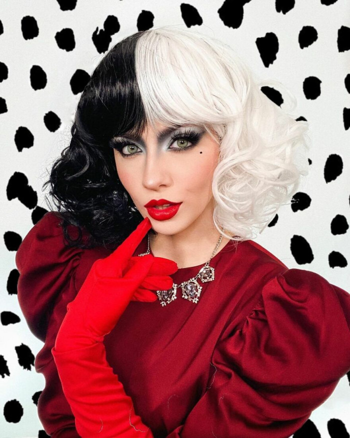 5. Cruella De Vil but with a fairly sweet appearance.