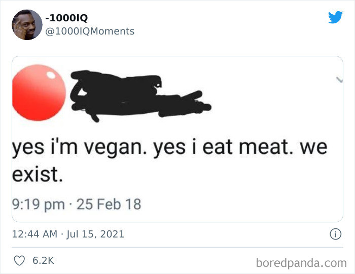 23. Vegans who eat meat exist!