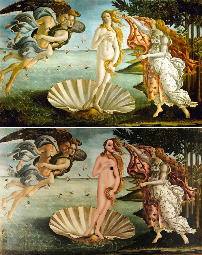 3.  Birth Of Venus vs Jessica Rabbit