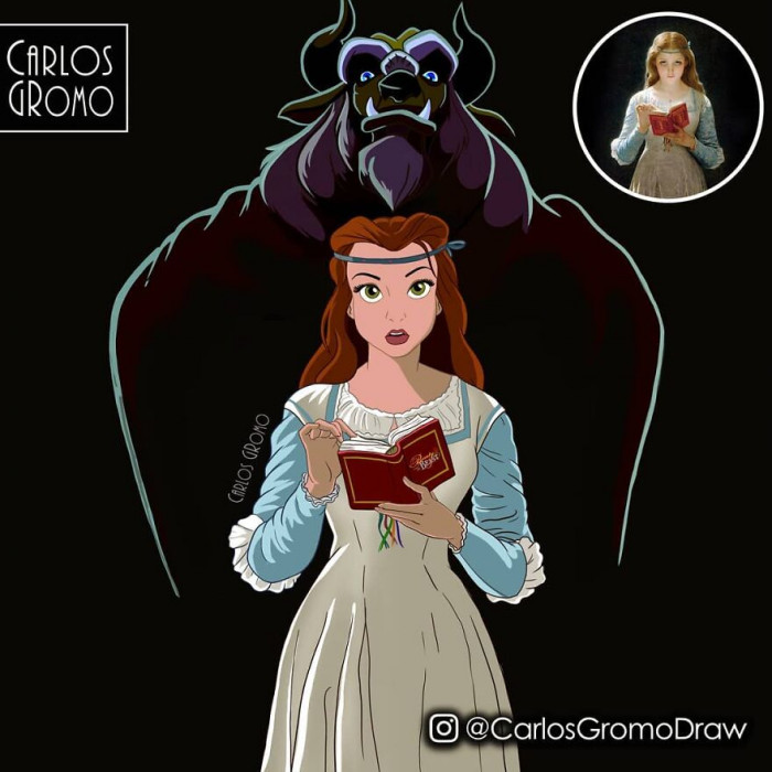 #2 Belle and the Beast in Pierre Auguste Cot's