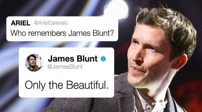 4. James Blunt, ladies and gentlemen...