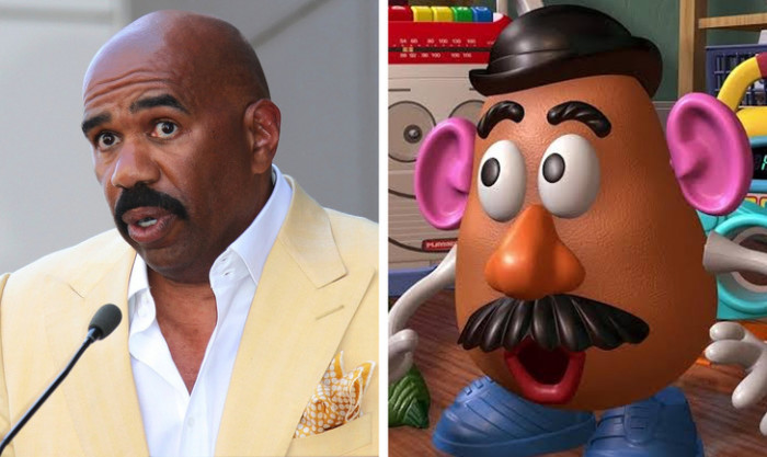 Steve Harvey & Mr. Potato Head from 'Toy Story'