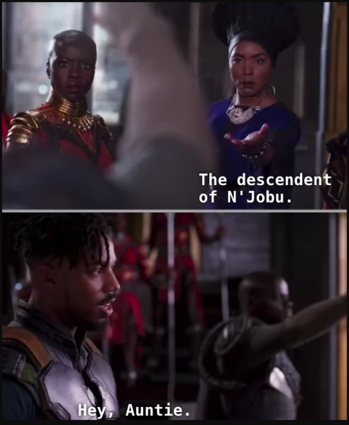 Michael B. Jordan being cheeky.