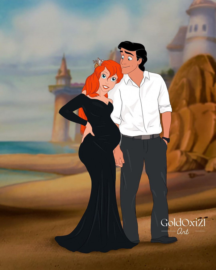 5. Princess Ariel and Prince Eric