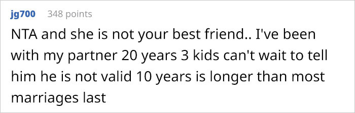 A lot of marriages don't even last for 10 years.