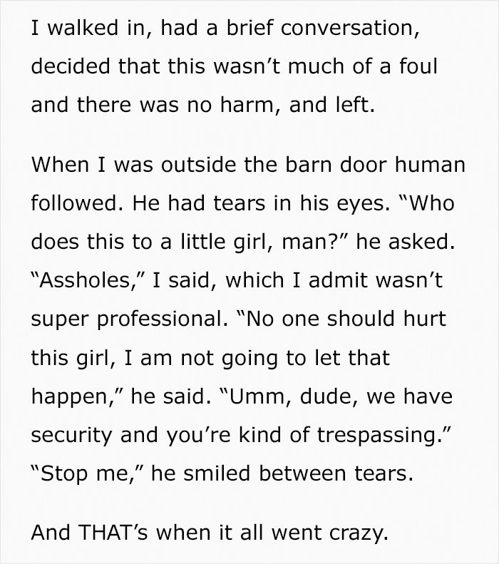 It sounds like she made a friend for life.