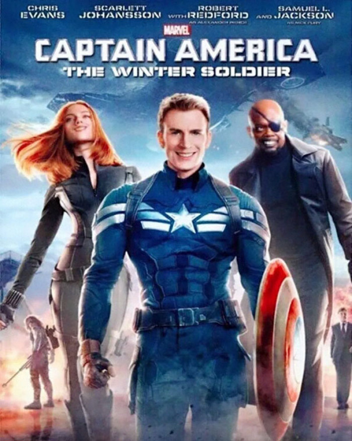 I can definitely see Fury and Black Widow sporting those friendly grins