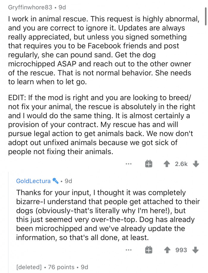Dog owner and rescue worker dispute, tense moment during threatened confiscation