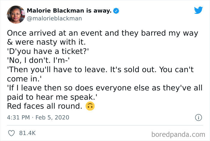 5. They've Paid to Hear Me Speak