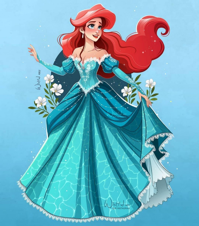 1. Ariel from The little mermaid