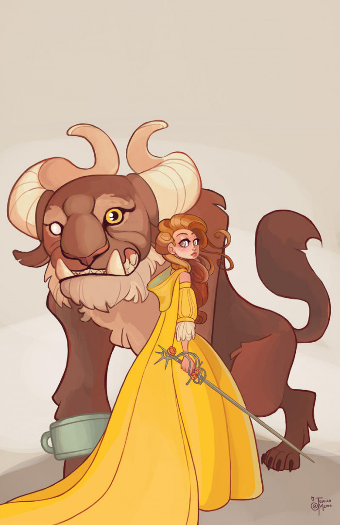 5. Warrior Belle, Disney's Beauty and the Beast