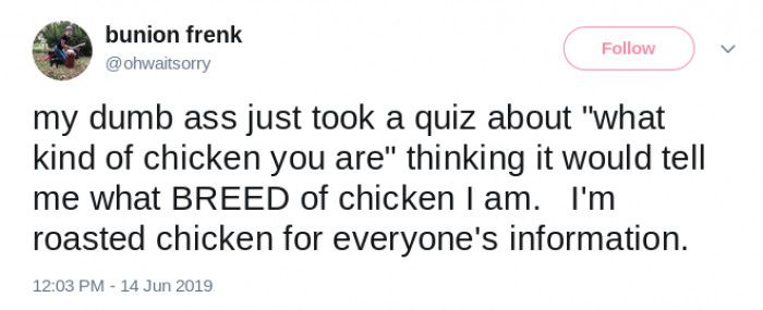 Winner, Winner, Chicken Dinner