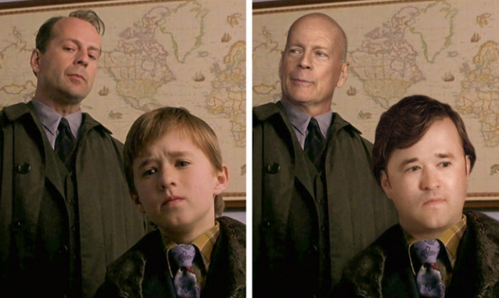 4. The Sixth Sense: Bruce Willis and Haley Joel Osment