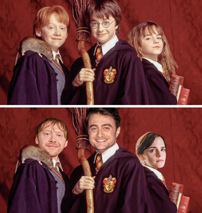7. Harry Potter and the Philosopher’s Stone: Daniel Radcliffe, Emma Watson, and Rupert Grint