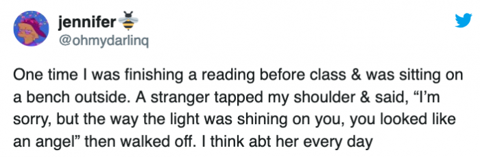 13. She was right. Go be one.