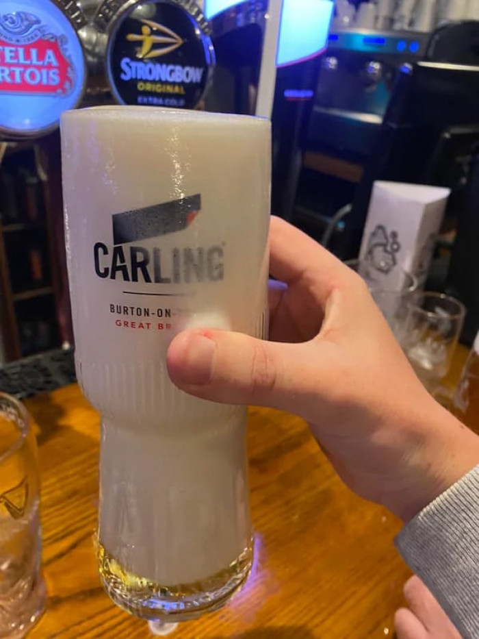 33. Oh, you didn't ask for extra foam?