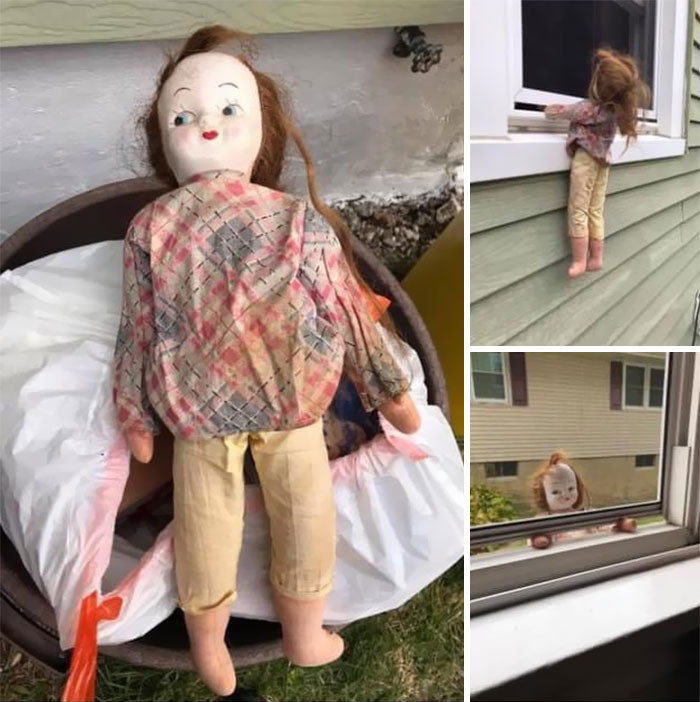 34. My daughter bought a house built in the 1800s. She threw this doll out, and I retrieved it so the game starts...