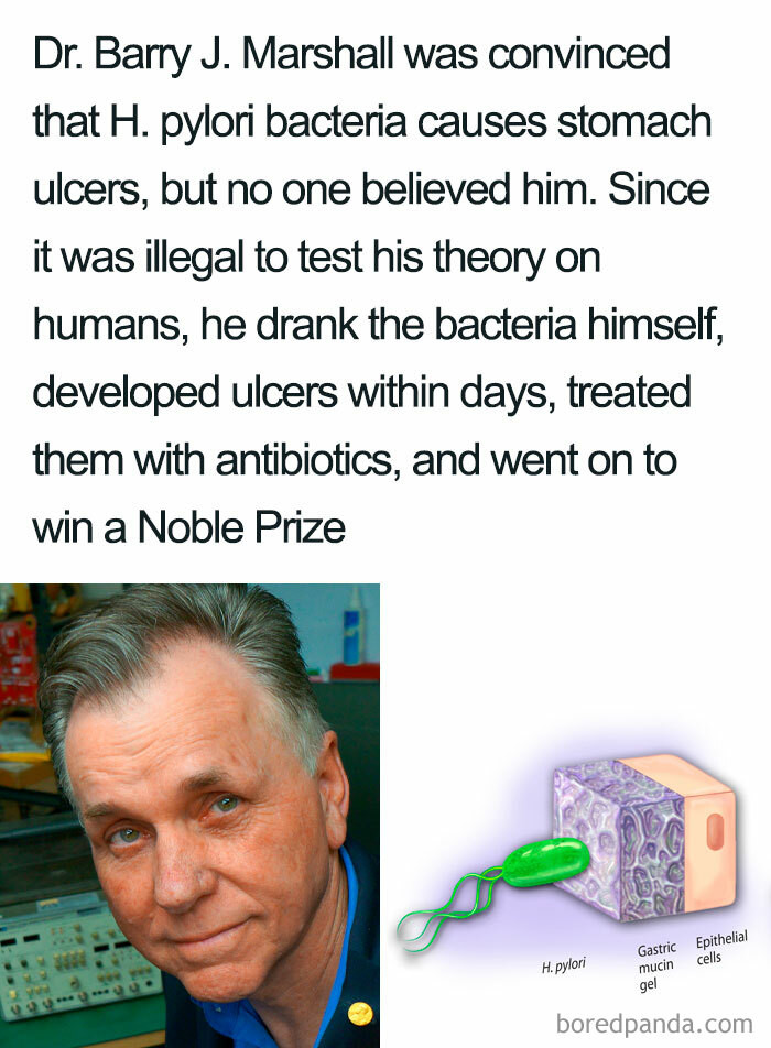 13. Barry J. Marshall Infects And Cures Himself